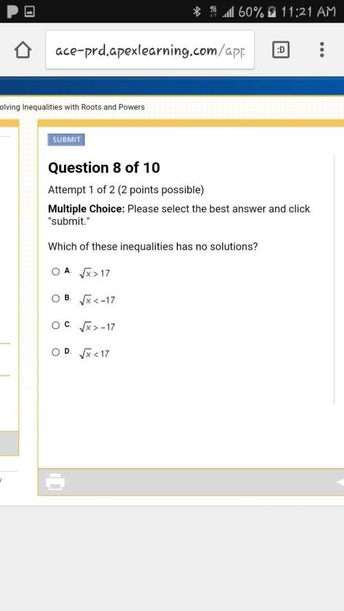 Which of these inequalities has no solutions?