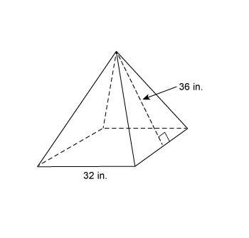 Will mark brainlest  what is the surface area of the square pyramid?