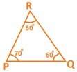 List the sides of each triangle from shortest to greatest a. first picture b. second pic