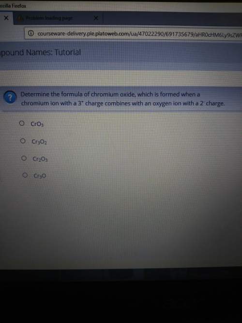 Determine the formula of chromium oxide, which is formed when a chromium ion with a 3+ charge combin