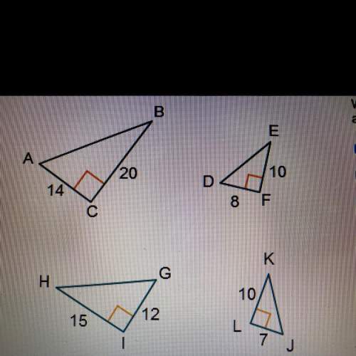 Which pairs of triangles are similar? check all that apply. aabc - adef adef - ag