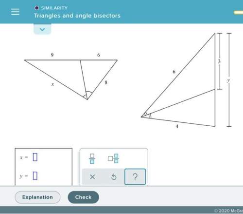 Triangles and angle bisectors? can somebody me find x &amp; y ?