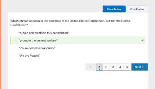 10.03 the governor- history quiz (k-12):  question 1. which phrase appears in the preamble of