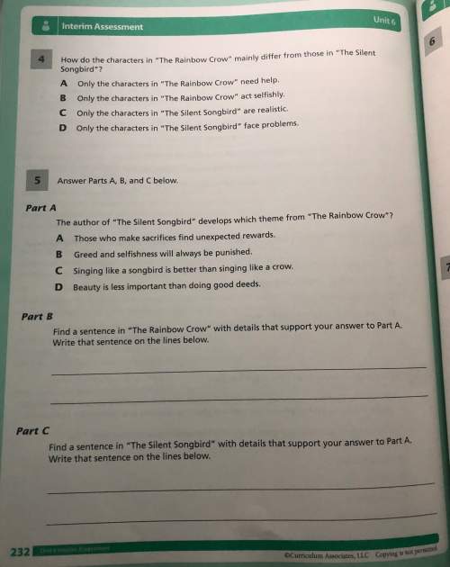 Answer questions 1 - 5 and also the a, b, c parts of 5