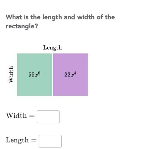 Somebody answer this. what is the length and width of the rectangle?