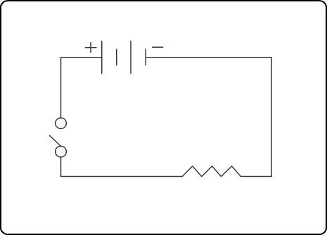 What type of circuit is illustrated?  a) a closed parallel circuit b) an ope