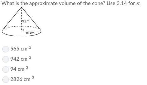 What is the approximate volume of the cone? use 3.14 for pi.
