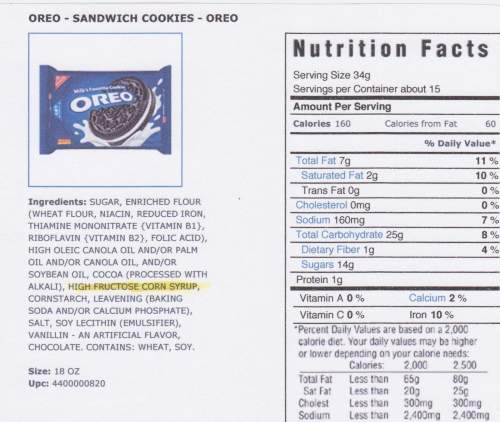 Choose three nutritional labels off of food packaging. explain the ingredients and how to read each