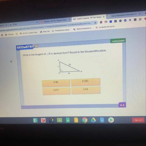 Geometry ib calculator what is the tangent of zr in decimal form? round to the thousand