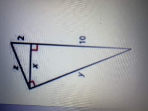 Can someone with this problem? ? use the geometric mean or pythagorean theorem to solve for y: