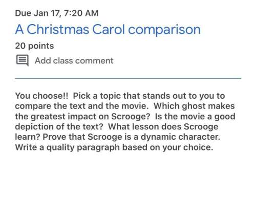 Pick a topic that stands out to be different between the text and movie of a christmas carol, the bo