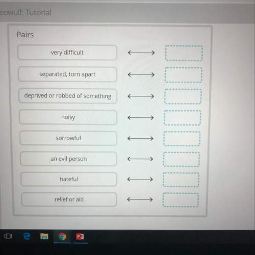 Refer to this vocabulary table of words from beowulf. use the examples given in the vocabulary table