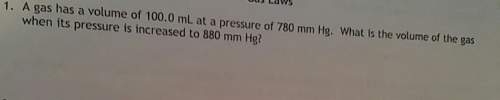 Agas has a volume of 100.0 ml at a pressure of 780 mm hg. what is the volume of the gas when its pre
