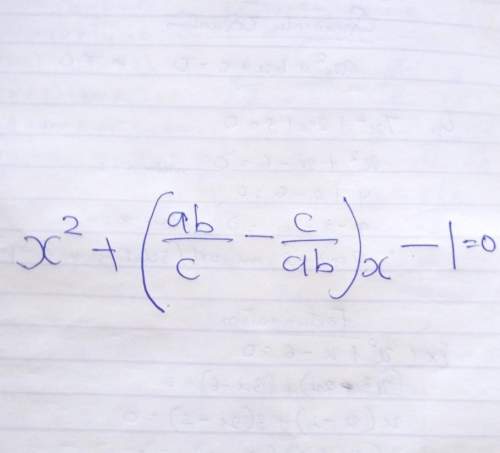 X²+((ab//ab))x-1=0 using factorization method