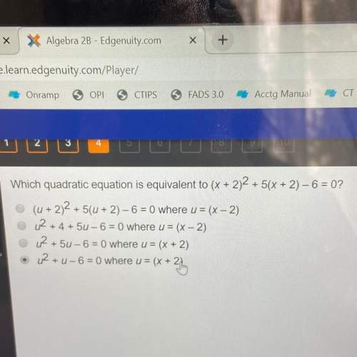 Which quadratic equation equivalent to (x+2)^2+5(x+2)-6=0
