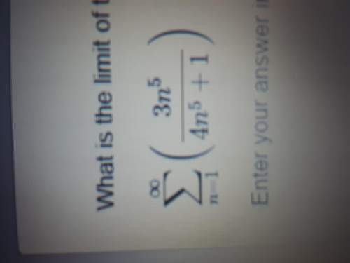 40 what is the limit of the infinite series?