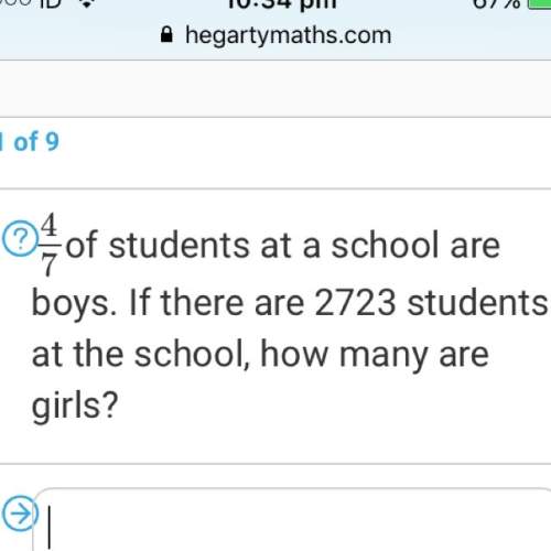 3/7 of students at a school are boys. if there are 2282 students at the school, how many are g