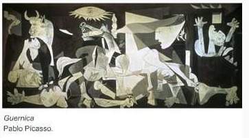 (multiple choice) how did pablo picasso use guernica to make a political statement about the spanish