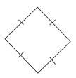 1. the figure below is a parallelogram which statement must be true a.) df is parallel to de