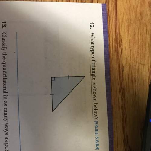 What type of triangle is shown below?