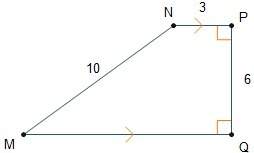 The diagram shows quadrilateral mnpq. what is the length of line segment mq?