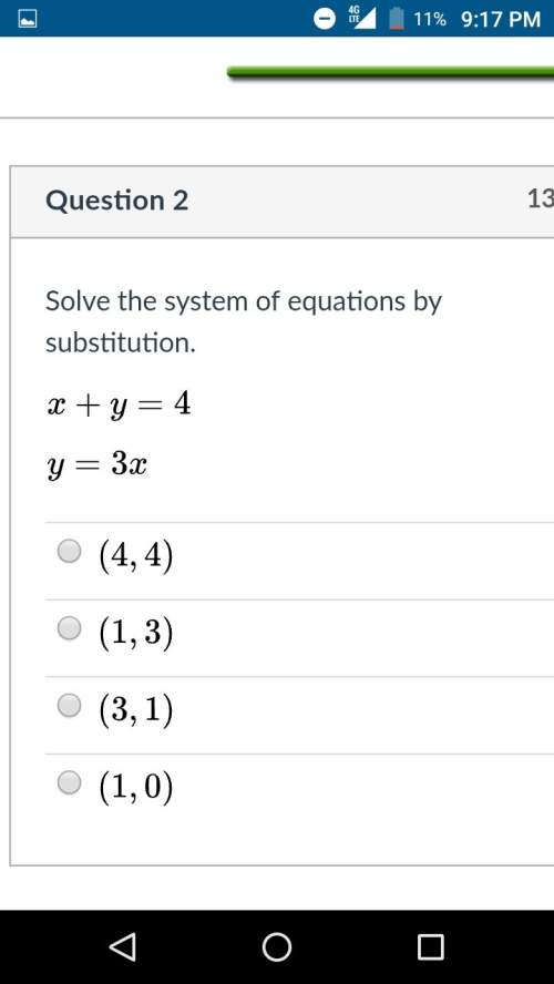 Solve system of equations by substitution
