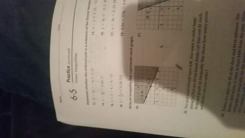 7x + 2y &gt; -5. (1,1)im trying to determine whether the ordered pair is a solution of