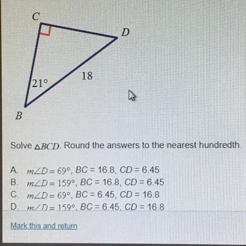 Solve bcd round the answer to the nearest hundredth