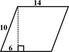 Find the height of the parallelogram.
