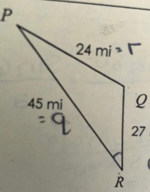 Use the law of sines and/ or the law of cosines to solve each triangle round to the nearest tenths w