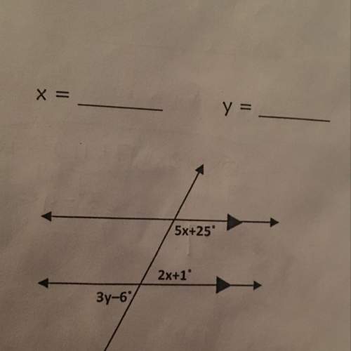 Iam lost i need to find what x and y equals to? ?