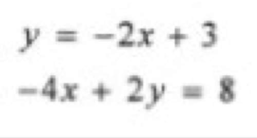 Solve the following system of equations using any method (substitution or elimination) show your wor