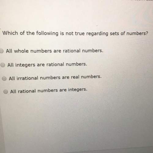 Which of the following is not true regarding sets of numbers ?