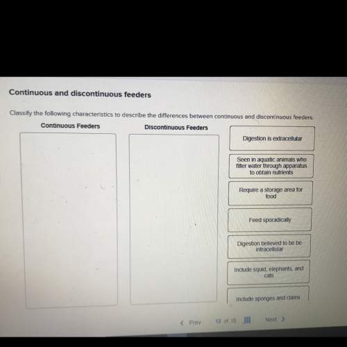 Classify the following characteristics to describe the differences between continuous and discontinu