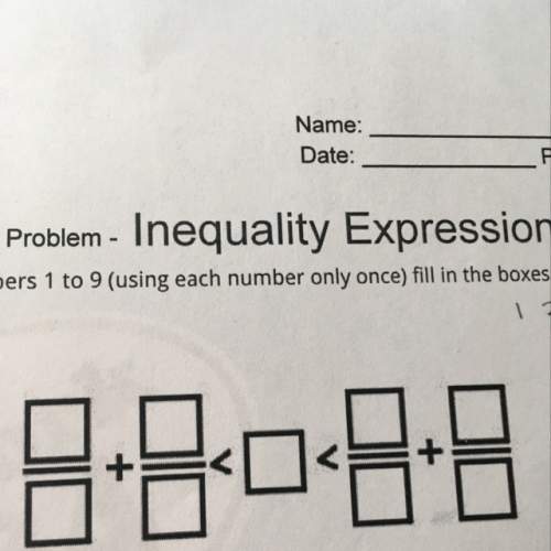 Using the numbers 1-9 (only using one number once) how do i fill in the boxes to make a true inequal