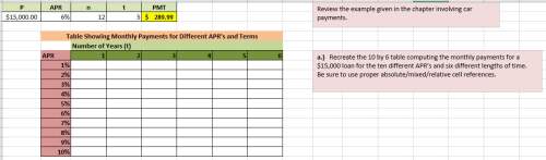 Excel - how to graph different aprs using one formula for an excel beginner? image attached