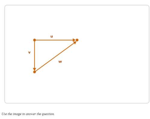 Which mathematical statement matches the vector operation shown in the geometric representation?
