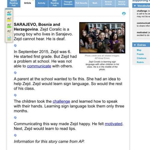 The article says:  communicating this way made zejd happy. he felt motivated. next, zejd would