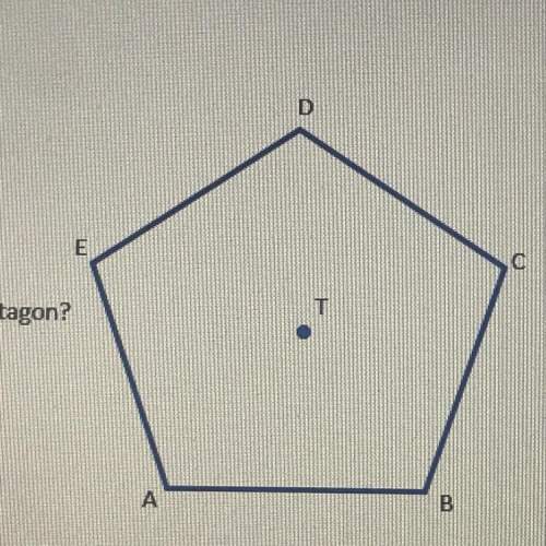 abcde is a regular pentagon with wide lengths of 20 units.  1. draw segment