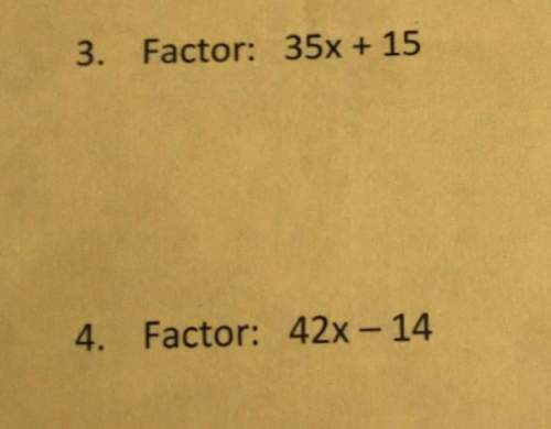 (picture included) how do i factor these two problems?