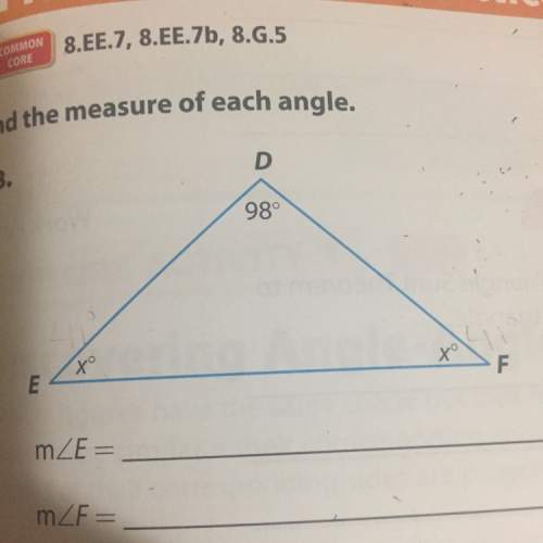 Need finding the measure of each angle