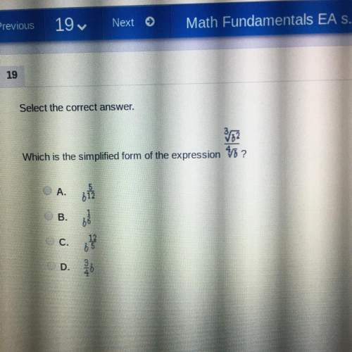 What’s the simplified form of the below question