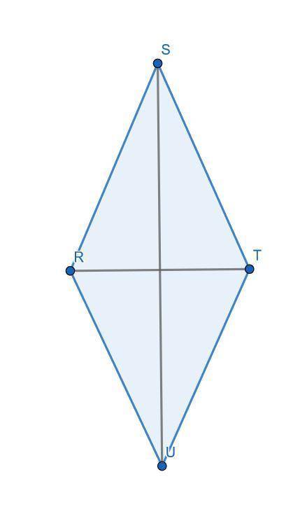 Parallelogram rstu is a rhombus. m∠r = 120° what is m∠t ?  what is m∠rsu ?