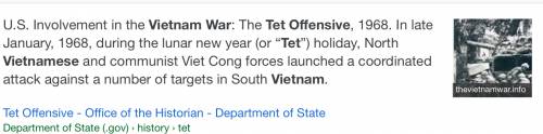 What affect did the tet offensive in vietnam have on war