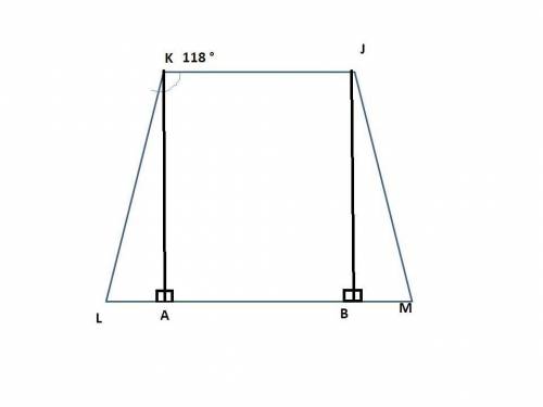 Find the measure of each angle in the isosceles trapezoid