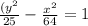\frac{(y^2}{25}-\frac{x^2}{64}=1