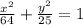\frac{x^2}{64} + \frac{y^2}{25} =1