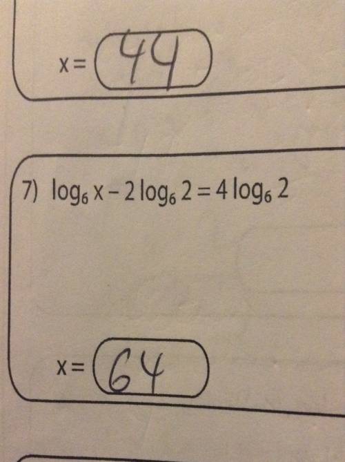 Help on logarithmic equations