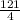 \frac{121}{4}