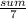 \frac{sum}{7}